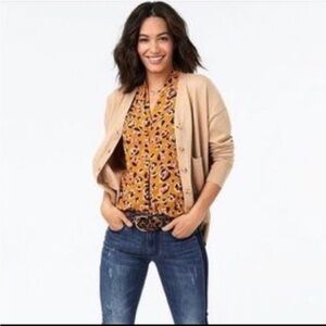 CABI #3792 Prowl Top Leopard Print Size S